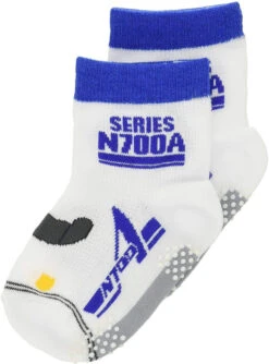 Railway Socks For Baby (Techushita Long) N700A (Size 12-16cm) Mesh Type
