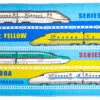Shinkansen Face Towel