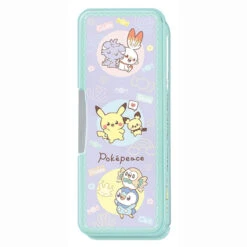 Showa Note Pokemon Center PokePeace Double-sided Open Pencil Case - Hologram Pink And Purple