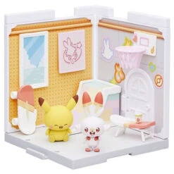 Takara Tomy A.R.T.S Pokemon PokePeace House - Scorbunny & Pikachu Home Studio
