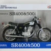 Aoshima Skynet 05856 YAMAHA SR400&500 Glittering Black 1/12 Scale Finished Model