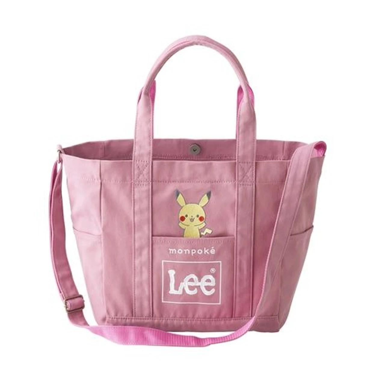 Pokemon Center Monpoke Cotton Carry Bag PINK 1 Pokemon Center Monpoke Cotton Carry Bag PINK