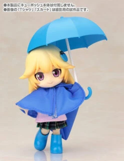 Kotobukiya ADE06 Cu-poche Extra Rainy Day's Coat And Umbrella Set Blue -Model Toys 4934054183418 2 85126.1497584403