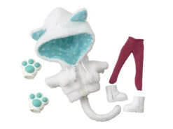 Kotobukiya ADE13 Cu-poche Extra Animal Parka Set (White Cat) -Model Toys 4934054183708 a 91400.1485320432