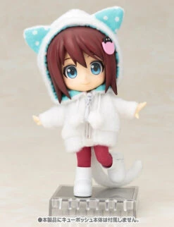 Kotobukiya ADE13 Cu-poche Extra Animal Parka Set (White Cat) -Model Toys 4934054183708 c 62290.1485320432