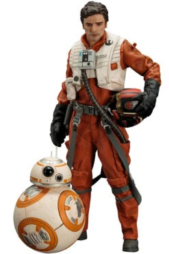 Kotobukiya SW122 ARTFX+ Poe Dameron & BB-8 Set Of 2 Figures (Star Wars The Force Awakens) -Model Toys 4934054903283 72901.1509412141