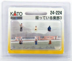 Kato 24-224 Model People 'Sitting Passenger 3' (N Scale)