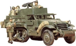 Tamiya 1/35 US Armoured Personnel Carrier M3A2 Half Track Plastic Model