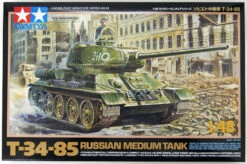 Tamiya 1/48 Russian Medium Tank T34-85 Plastic Model
