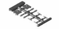 Kato Z33K5131 Upper Roof Parts For EF65-500 (5pcs.) (HO Scale) ASSY