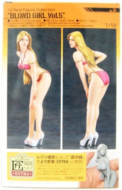 Hasegawa 1/12 Real Figure Collection No.10 Blond Girl Vol.5 Plastic Model -Model Toys 4967834523005 65d9ad5ce58a88b464e92fcc7eea1e4c 38097.1654829461