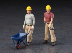 Hasegawa 1/35 Construction Workers Set A Plastic Model -Model Toys 4967834660038 4 03498.1623134349