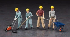 Hasegawa 1/35 Construction Workers Set A Plastic Model -Model Toys 4967834660038 5 53301.1623134350