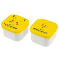 Pokemon Center Original Mini Container Set Of 2 Pikachu Face 23