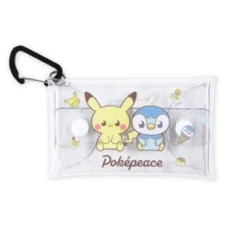 Pokemon Center Original Clear Multi-Case S PokePeace Pikachu & Piplup