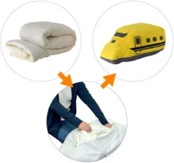 Futon De Cushion (Futon Storage Cover) Shinkansen Type 923 'Doctor Yellow' -Model Toys 4985285095773 24d2d5047a4dd0279cfc9e3c20604466 64525.1622790744