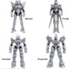Square Enix Structure Arts 1/144 Scale Plastic Model Kit Series Vol.1 All 4Types BOX (Xenogears)