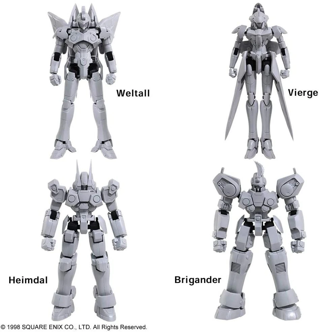 Square Enix Structure Arts 1/144 Scale Plastic Model Kit Series Vol.1 All 4Types BOX (Xenogears) 1 Square Enix Structure Arts 1/144 Scale Plastic Model Kit Series Vol.1 All 4Types BOX (Xenogears)