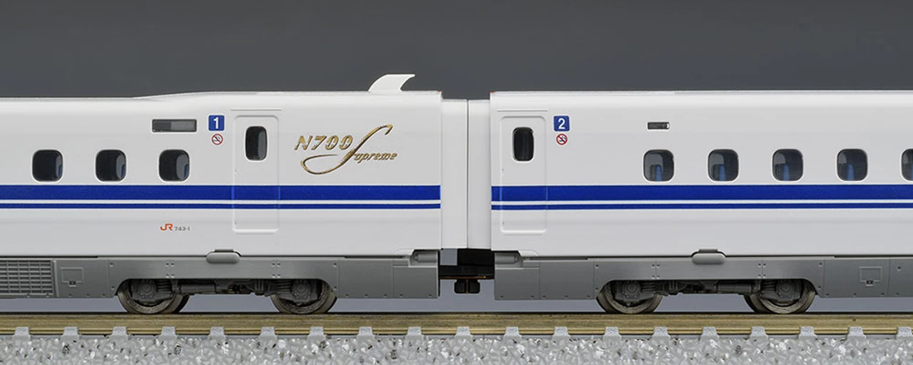 Tomix 98424 JR Series N700 (N700S) Tokaido/ Sanyo Shinkansen 4 Cars Set (N Scale) 3 Tomix 98424 JR Series N700 (N700S) Tokaido/ Sanyo Shinkansen 4 Cars Set (N Scale) - Image 3
