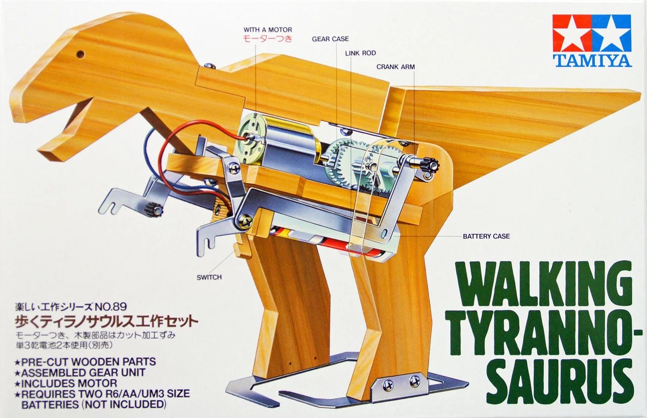 Tamiya 70089 Walking Tyrannosaurus Set 1 Tamiya 70089 Walking Tyrannosaurus Set