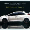 Ebbro 81066 Honda CIVIC TYPE R 2015 (Japanese License Plate) ChampionShip White 1/18 Scale