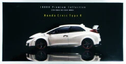 Ebbro 81066 Honda CIVIC TYPE R 2015 (Japanese License Plate) ChampionShip White 1/18 Scale