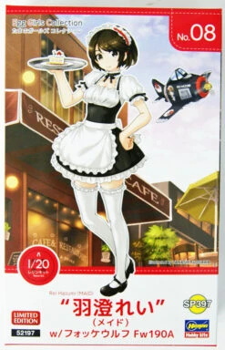Hasegawa SP397 Egg Girls Collection No. 08 1/20 Rei Hazumi W/ Focke-Wulf Fw 190 Non-scale Kit
