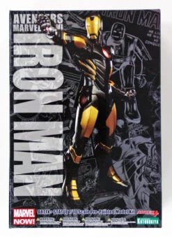Kotobukiya MK158 ARTFX Iron Man (Black X Gold) PVC Figure 1/10 Scale