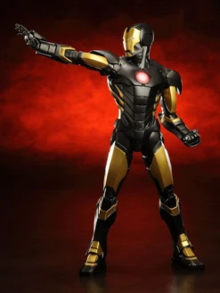 Kotobukiya MK158 ARTFX Iron Man (Black X Gold) PVC Figure 1/10 Scale -Model Toys blob 14940.1510135230