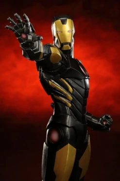 Kotobukiya MK158 ARTFX Iron Man (Black X Gold) PVC Figure 1/10 Scale -Model Toys blob 34618.1510135246