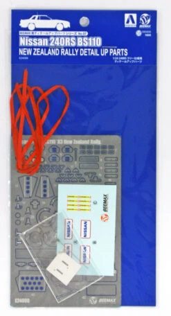 Aoshima 85806 NISSAN 240RS E3 New Zealand Rally Detail Up Parts 1/24 Scale